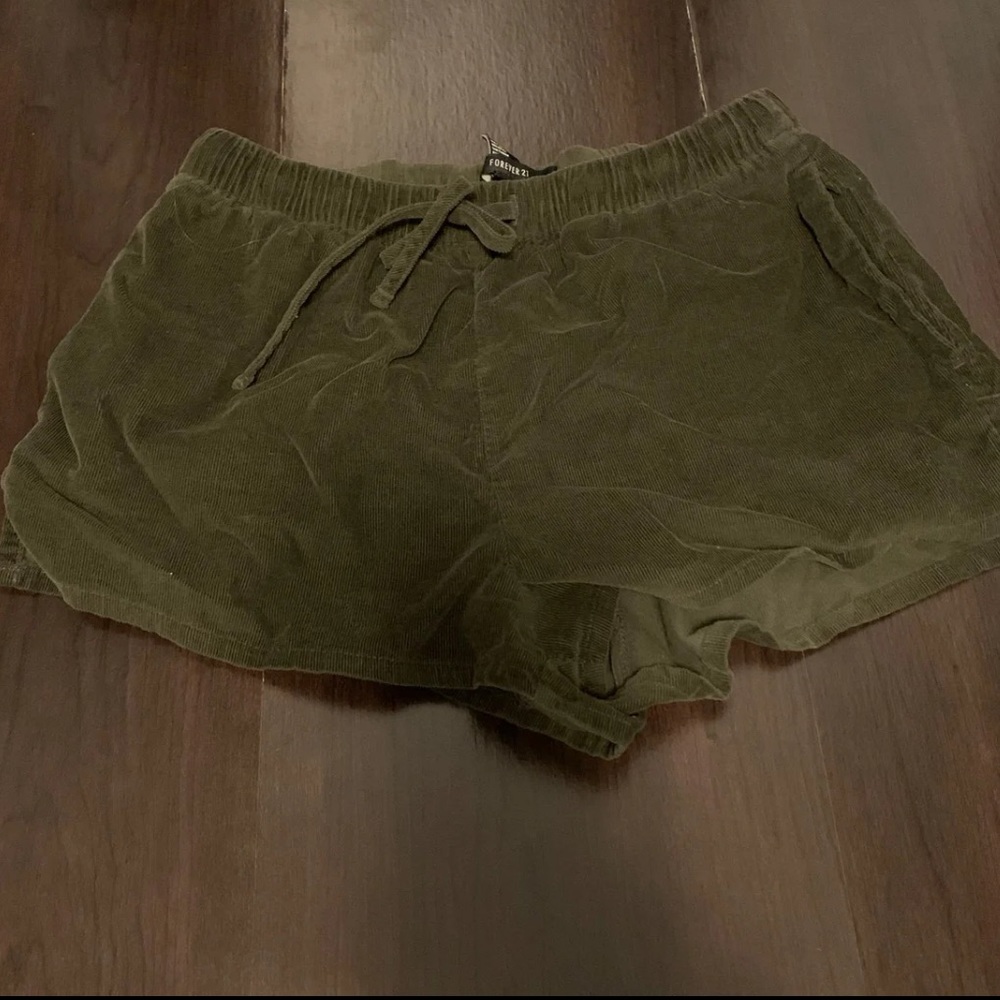 Green shorts